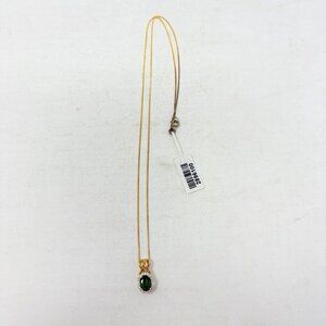 Shop LC Russian Diopside/Cambodian Zircon Sterling Silver Pendant & Chain 5500